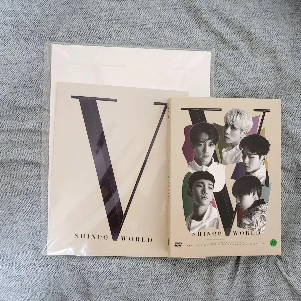 샤이니 샤이니월드5 선나콘 브로슈어 노트 세트 dvd